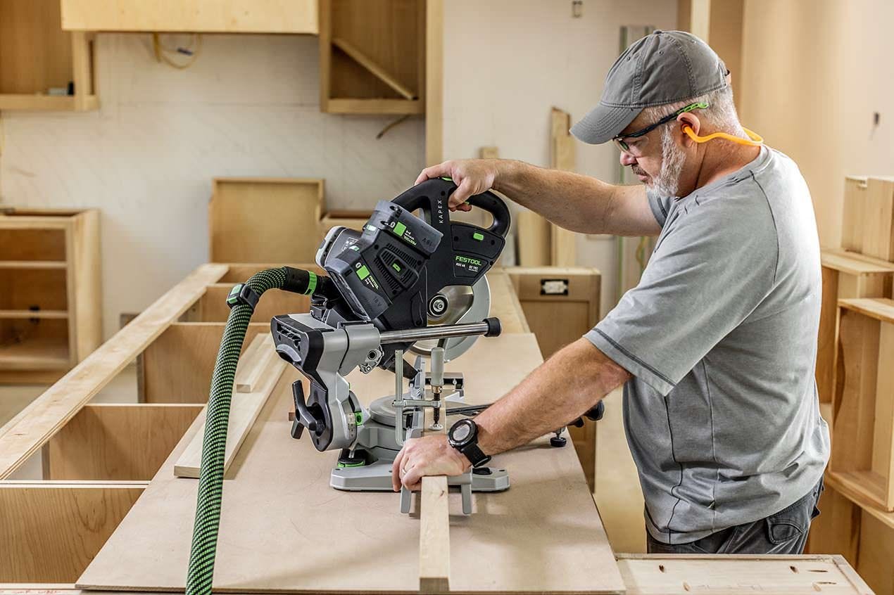 Festool Kapex KSC 60 EB Plus Cordless Sliding Compound Miter Saw  + UG Stand Holiday Value Combo Set