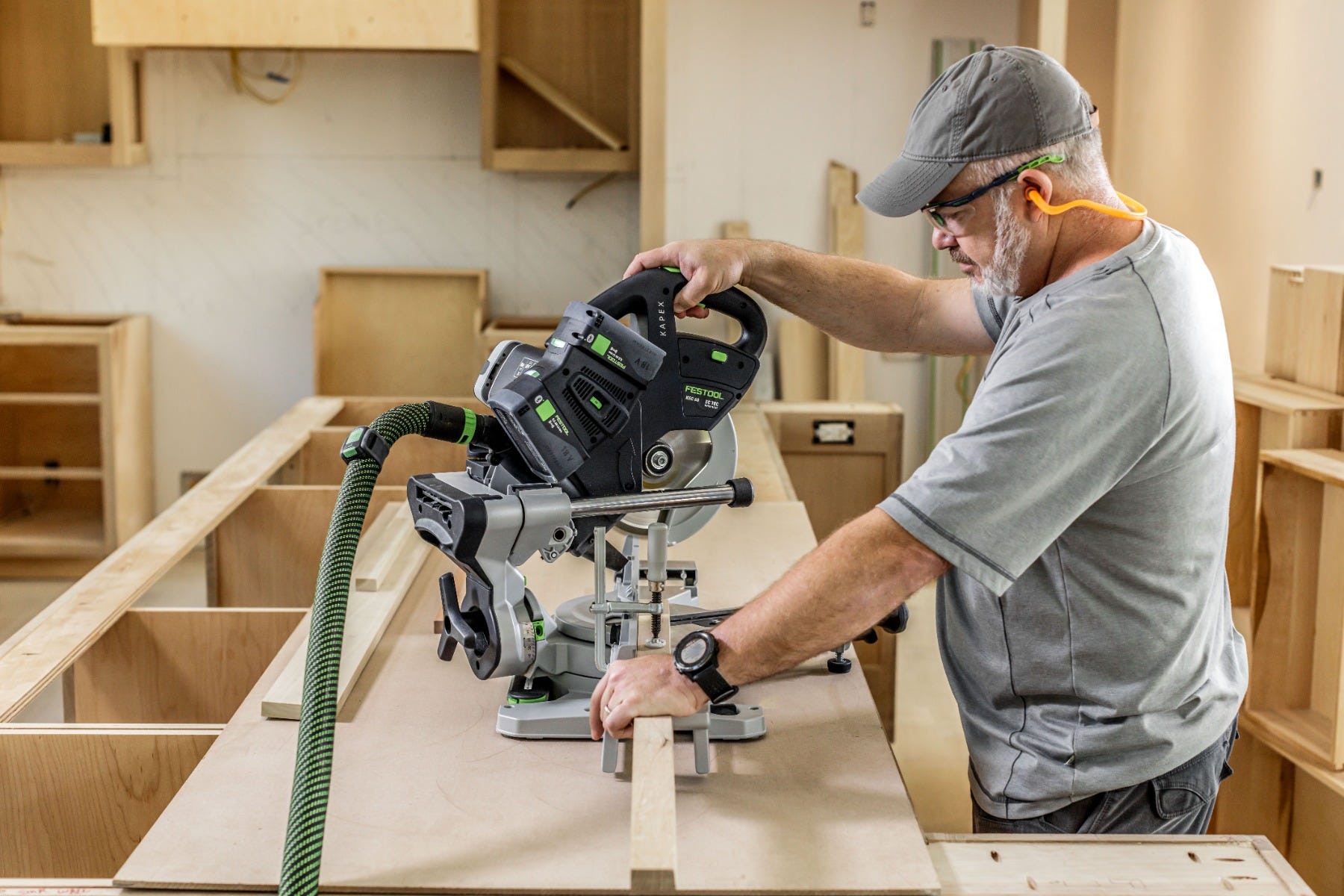 Festool Kapex KSC 60 EB Plus Cordless Sliding Compound Miter Saw  + UG Stand Holiday Value Combo Set
