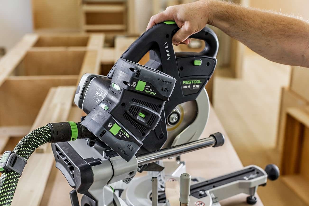 Festool Kapex KSC 60 EB Plus Cordless Sliding Compound Miter Saw  + UG Stand Holiday Value Combo Set