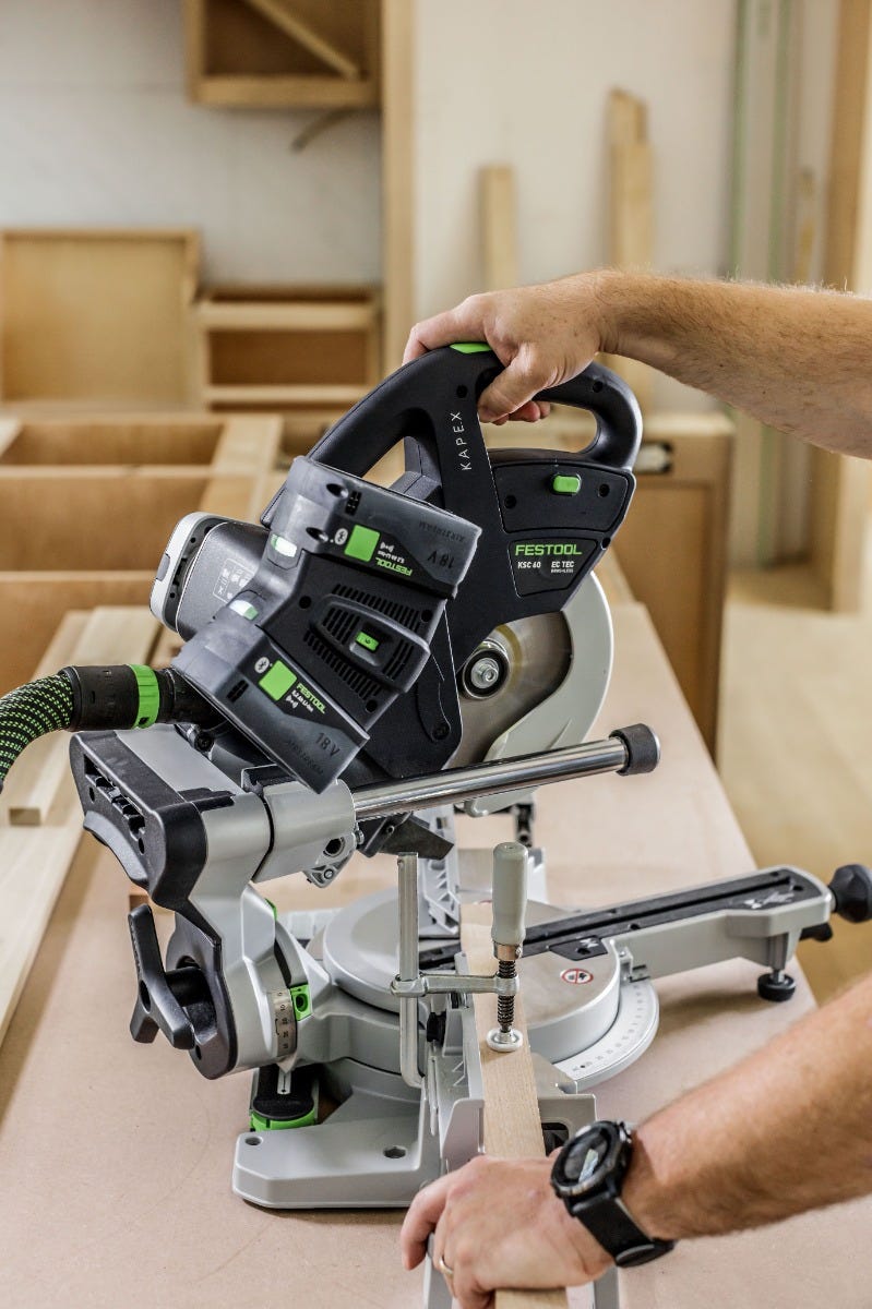 Festool Kapex KSC 60 EB Plus Cordless Sliding Compound Miter Saw  + UG Stand Holiday Value Combo Set