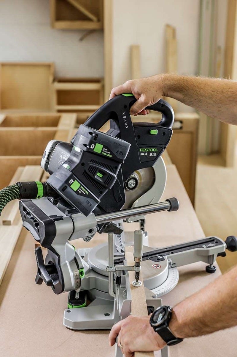 Festool Kapex KSC 60 EB Plus Cordless Sliding Compound Miter Saw  + UG Stand Holiday Value Combo Set