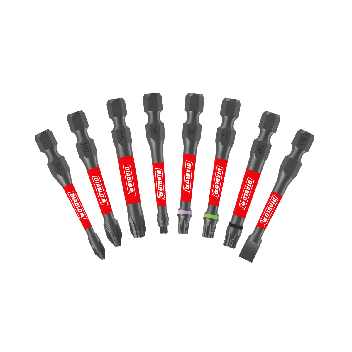 Diablo Universal Clip Adapter Drive Bit Set (DSCTC-S8)