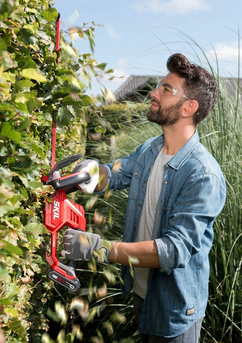 SKIL HT4222B-10 PWRCORE 20 22" Hedge Trimmer with Battery and Charger