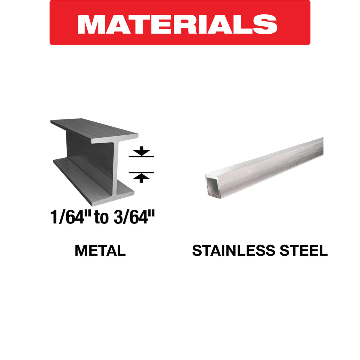 Diablo 3-1/4 in. 24 TPI Carbide Jig Saw Blade for Thin Metal (DJT118AHM3) recommended materials