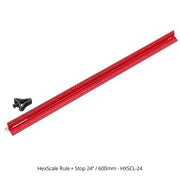 Woodpeckers HXSCL-24 HexScale Rule 24" (600mm) w/ Stop