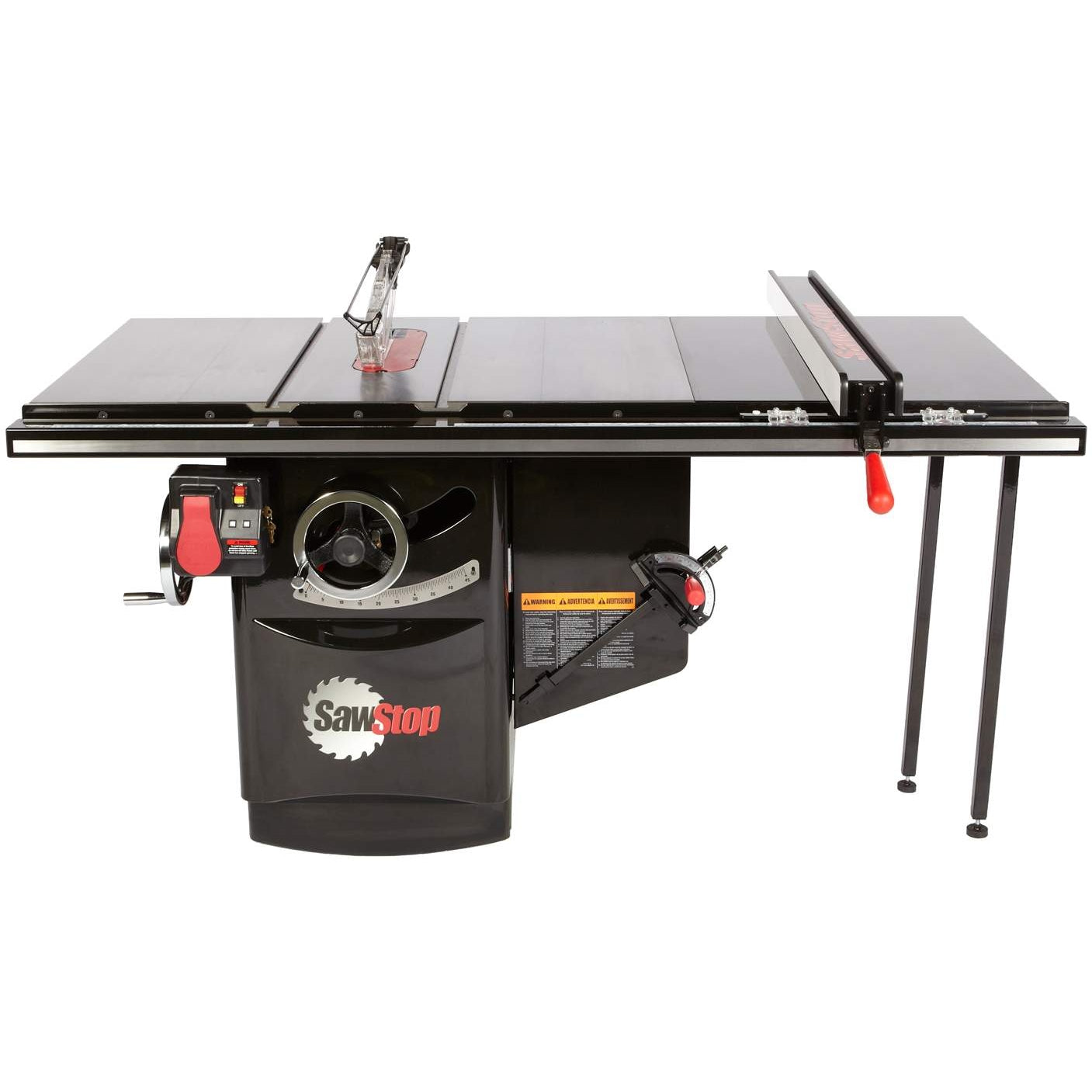 SawStop ICS73230-36 230V Three Phase 7.5-HP 17.8-Amp Industrial Cabinet Saw with 36" T-Glide Fence System