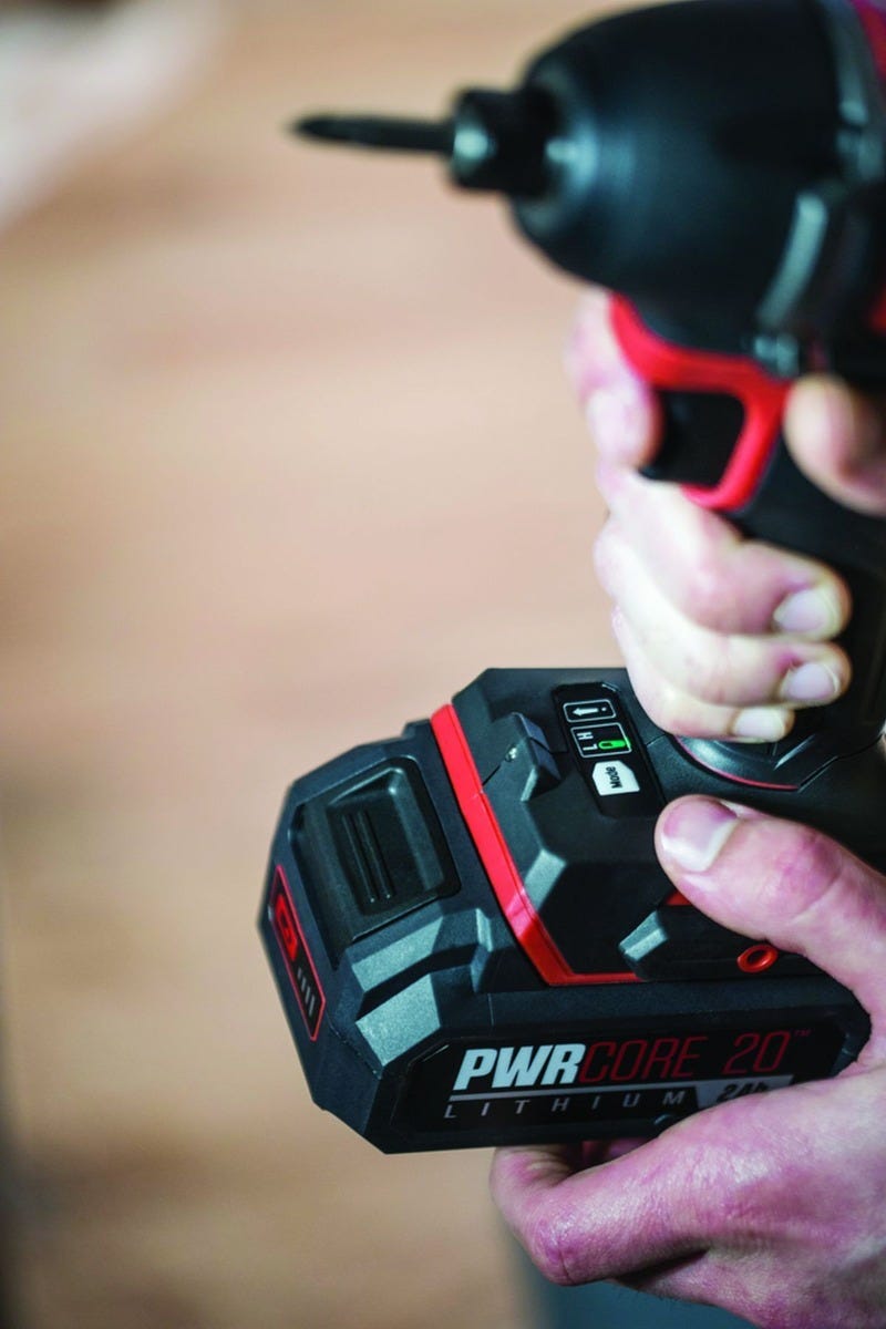 SKIL ID573902 PWR CORE 20 Brushless 20V 1/4 In. Hex Impact Driver Kit with Auto PWR JUMP Charger