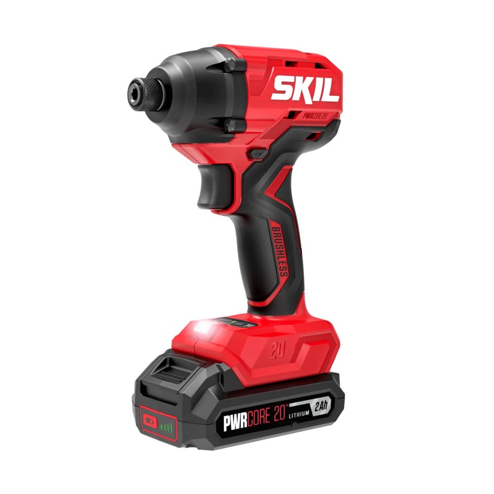 SKIL ID6720B-10 20V Brushless 1/4 In. Hex Impact Driver Kit