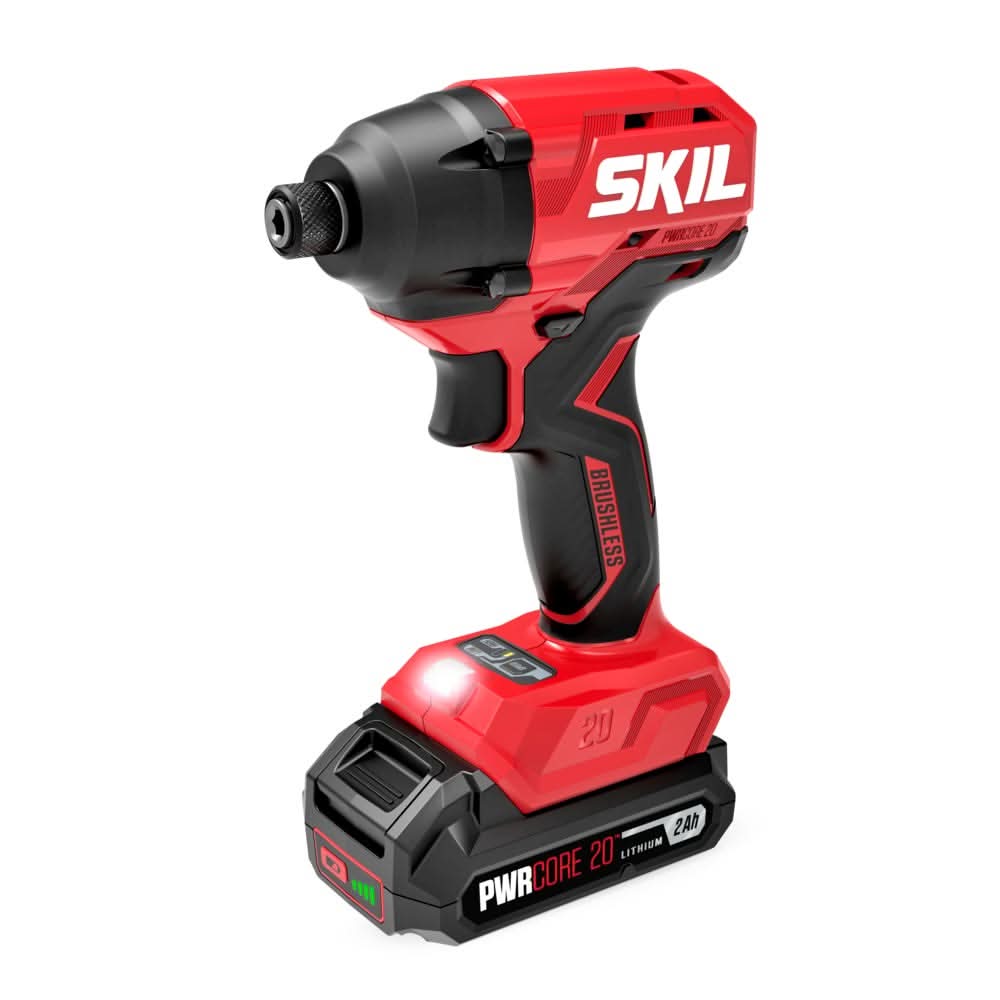SKIL ID6720B-10 20V Brushless 1/4 In. Hex Impact Driver Kit