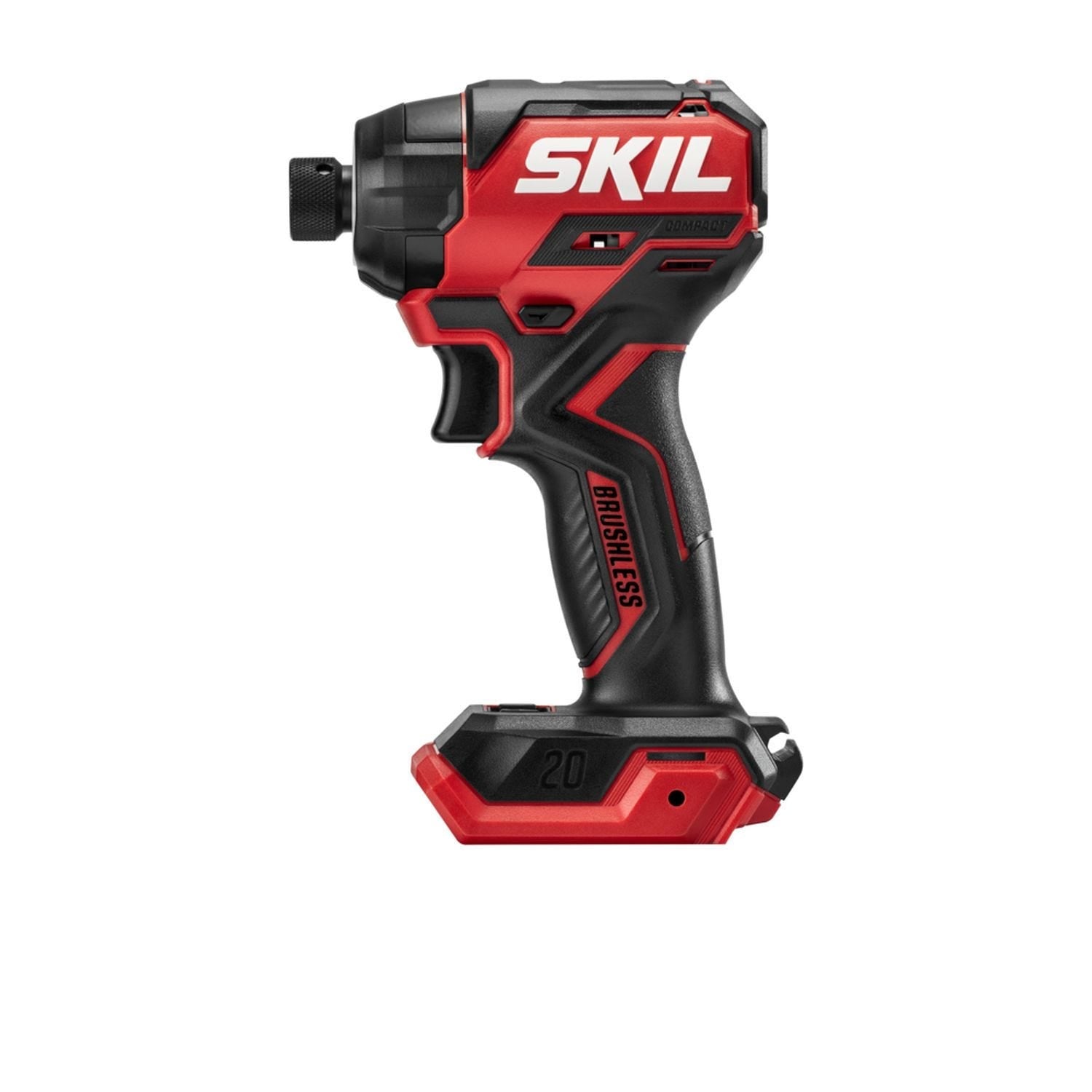 SKIL PWR CORE 20 Brushless 20V 1/4 In. Hex Compact Impact Driver with 2X2.0Ah Battery and Charger Starter Kit