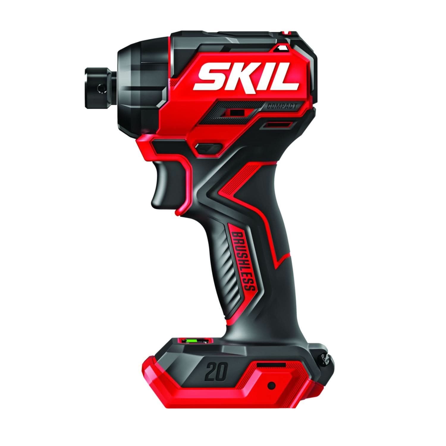 SKIL ID6739B-00 PWR CORE 20 Brushless 20V 1/4 In. Hex Compact Impact Driver Tool Only