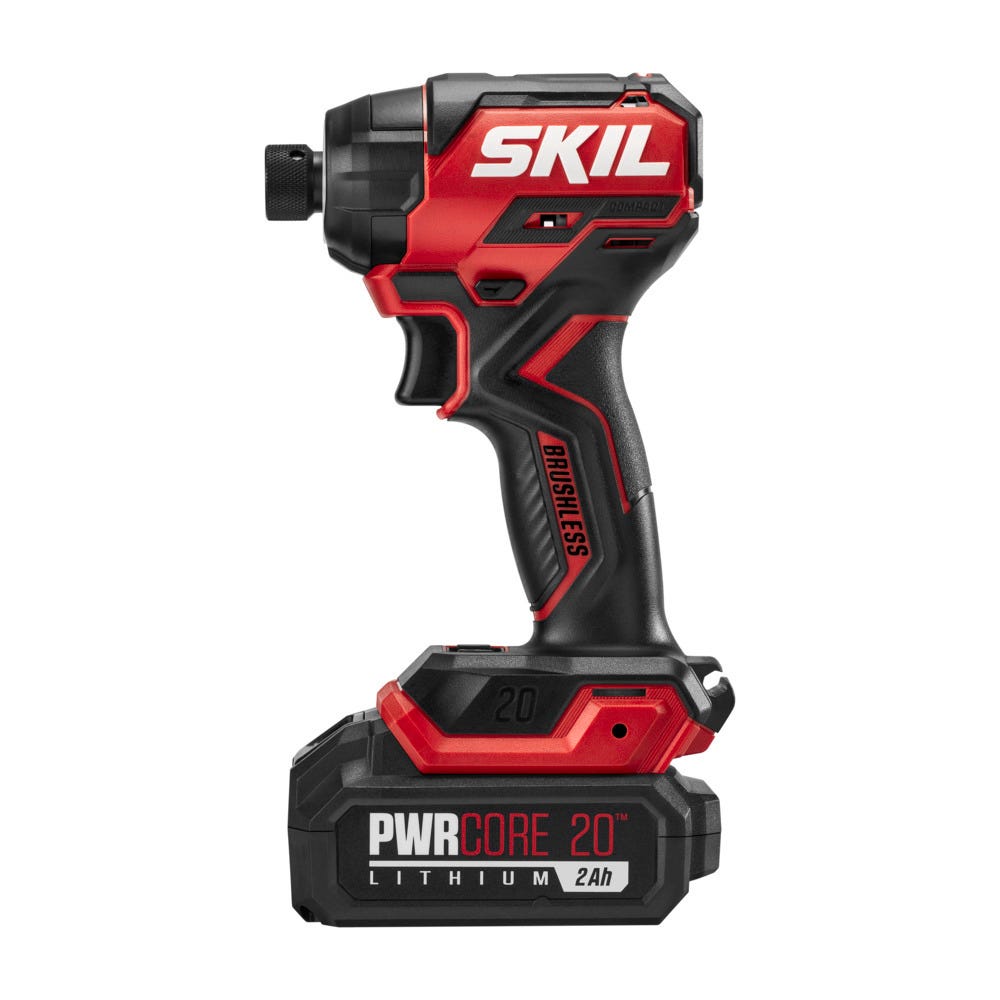 SKIL PWR CORE 20™ Brushless 20V 1/4 IN. Compact Hex Impact Driver Kit