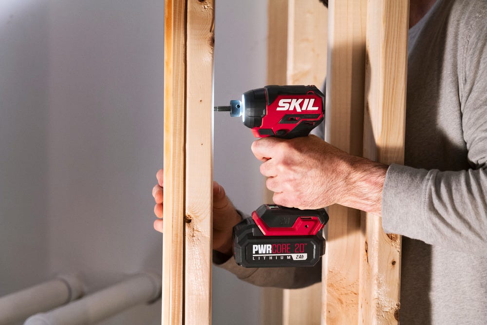 SKIL PWR CORE 20™ Brushless 20V 1/4 IN. Compact Hex Impact Driver Kit