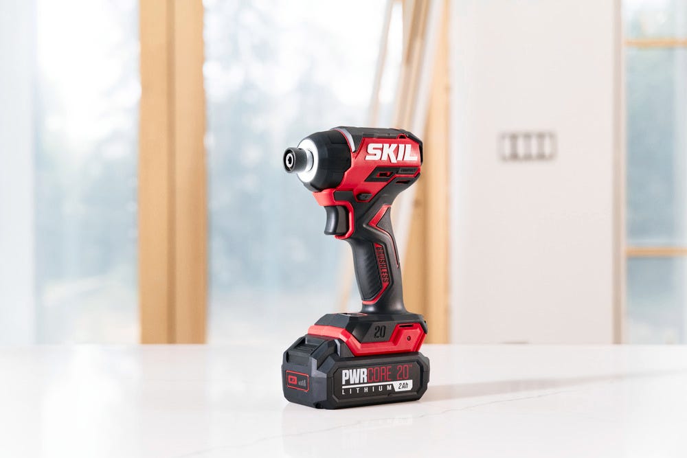 SKIL PWR CORE 20™ Brushless 20V 1/4 IN. Compact Hex Impact Driver Kit