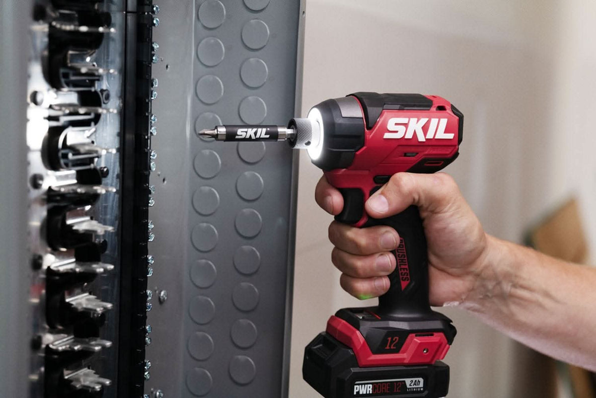 SKIL ID6744A-10 PWR CORE 12 Brushless 12V 1/4 IN. Hex Impact Driver Kit