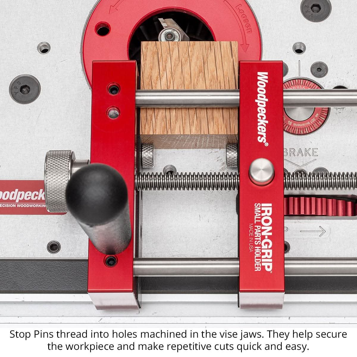 Woodpeckers IGSPH-EX 1.5 in. - 3 in. Extended Capacity Fence Guide for Iron-Grip Parts Holder