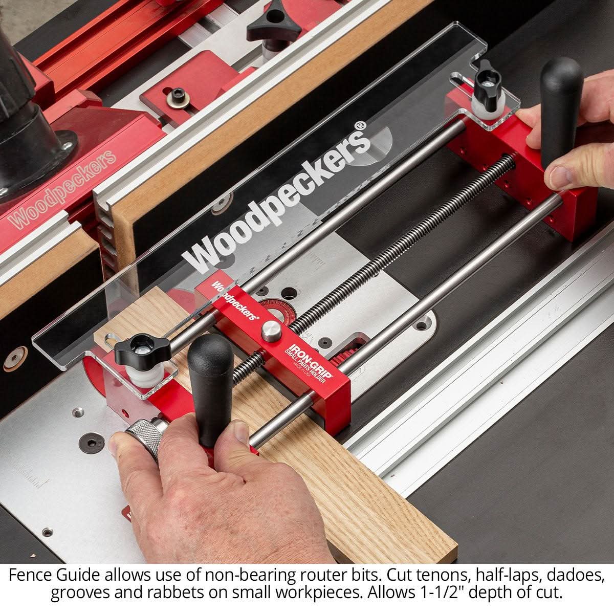 Woodpeckers IGSPH-EX 1.5 in. - 3 in. Extended Capacity Fence Guide for Iron-Grip Parts Holder