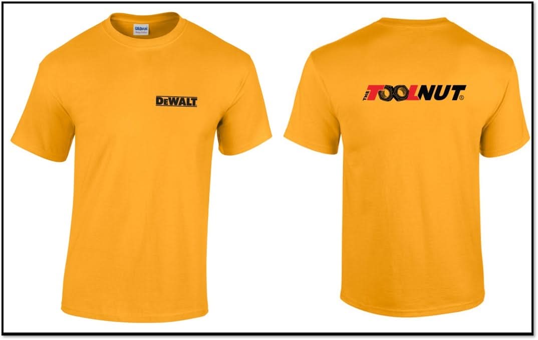 DeWalt Limited Edition The Tool Nut Collab T-Shirt, L (PROMO)