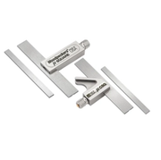 Woodpeckers MS-COMBO 2-Piece Micro-Square Combo & Double Square Set w/ 1/2" & 1/4" Blades & Rack-It