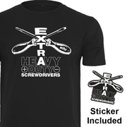 Wiha 91751 Extra Heavy Duty Screwdrivers T-Shirt, Black, XL (PROMO)