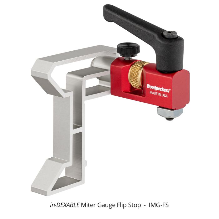 Woodpeckers IMG-FS in-DEXABLE Miter Gauge Flip Stop