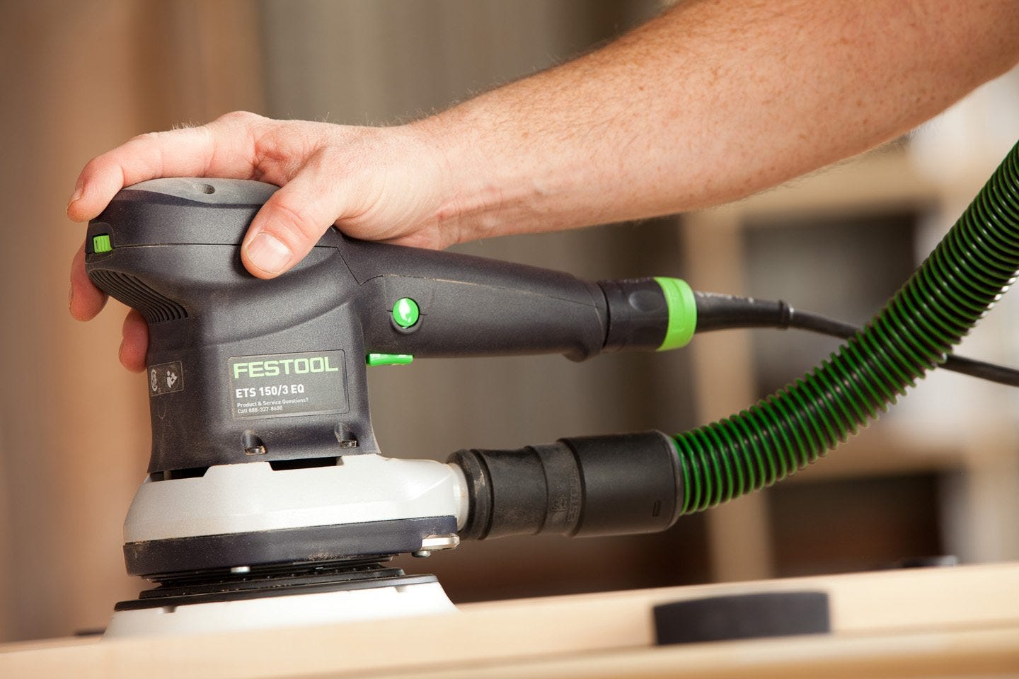 Festool 576088 ETS 150/5 EQ 150mm (6") Random Orbital Sander w/ Systainer3