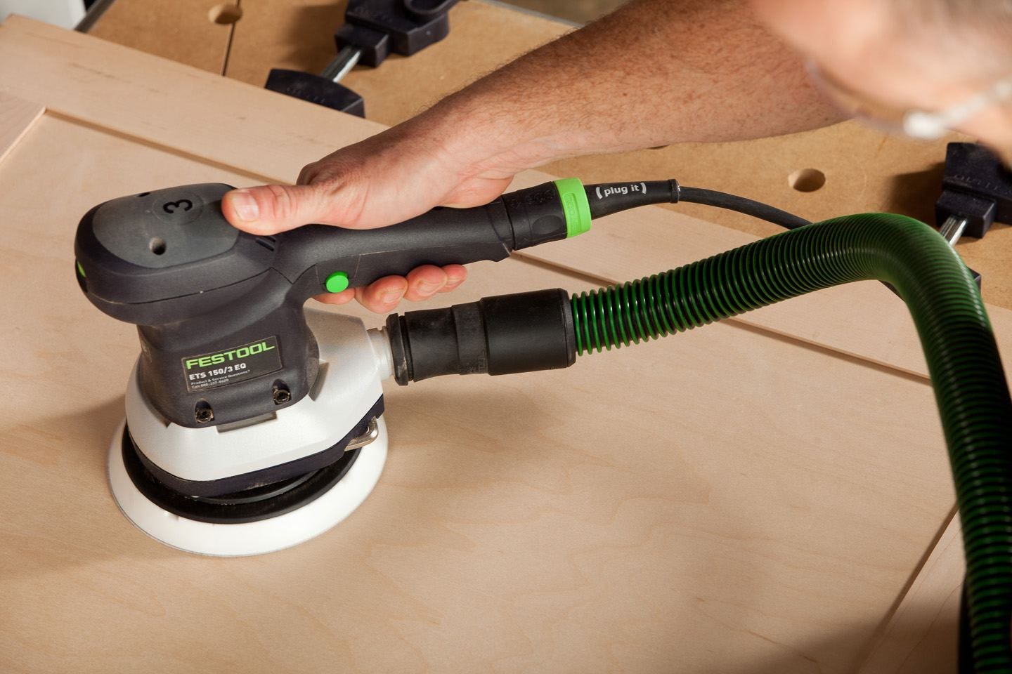 Festool 576088 ETS 150/5 EQ 150mm (6") Random Orbital Sander w/ Systainer3