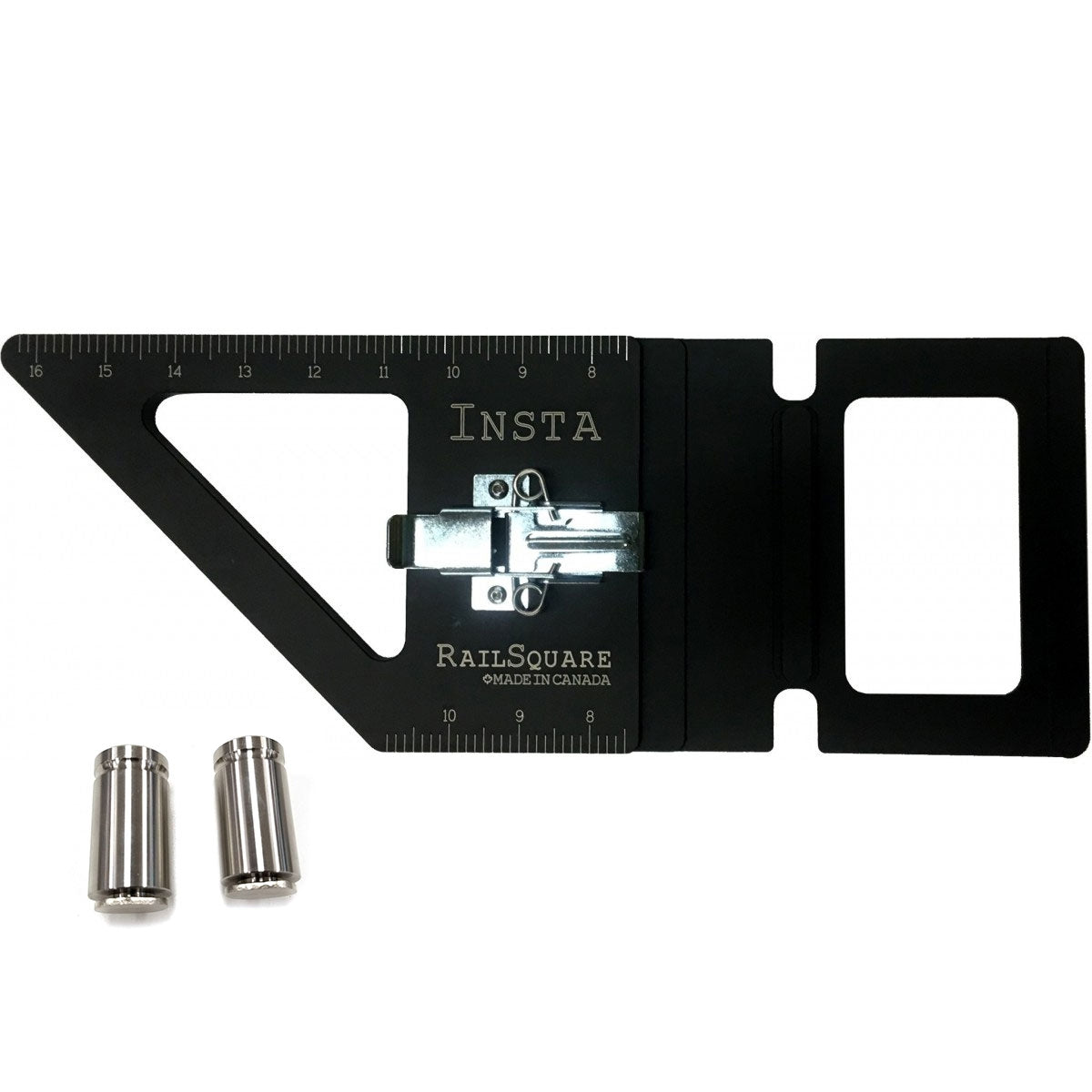 Insta-RailSquare Track Saw Square + Dog Set for Festool / Makita / Milwaukee Rails