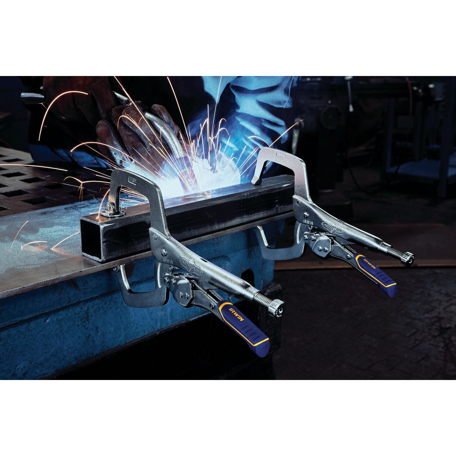 IRWIN IRHT82586 VISE-GRIP 11 in. Fast Release C-Clamp Locking Pliers