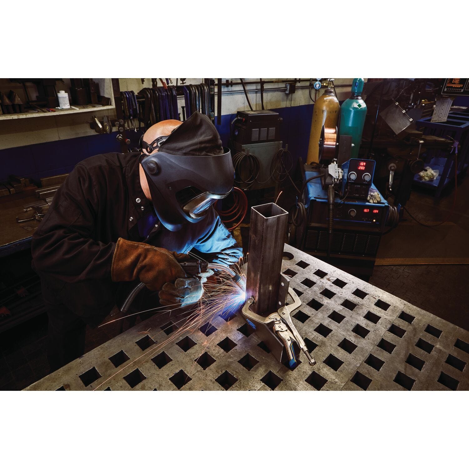IRWIN IRHT82586 VISE-GRIP 11 in. Fast Release C-Clamp Locking Pliers