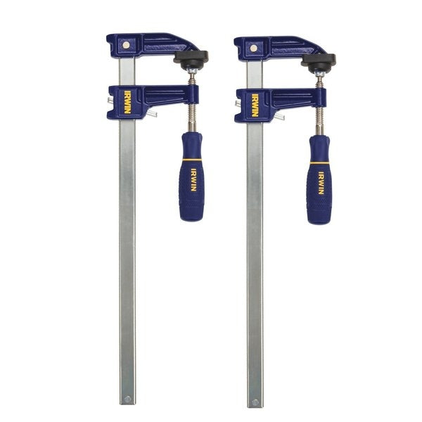 IRWIN IRHT83240 12 in. x 2-1/2 in. 600 lb. F-Clamp Set