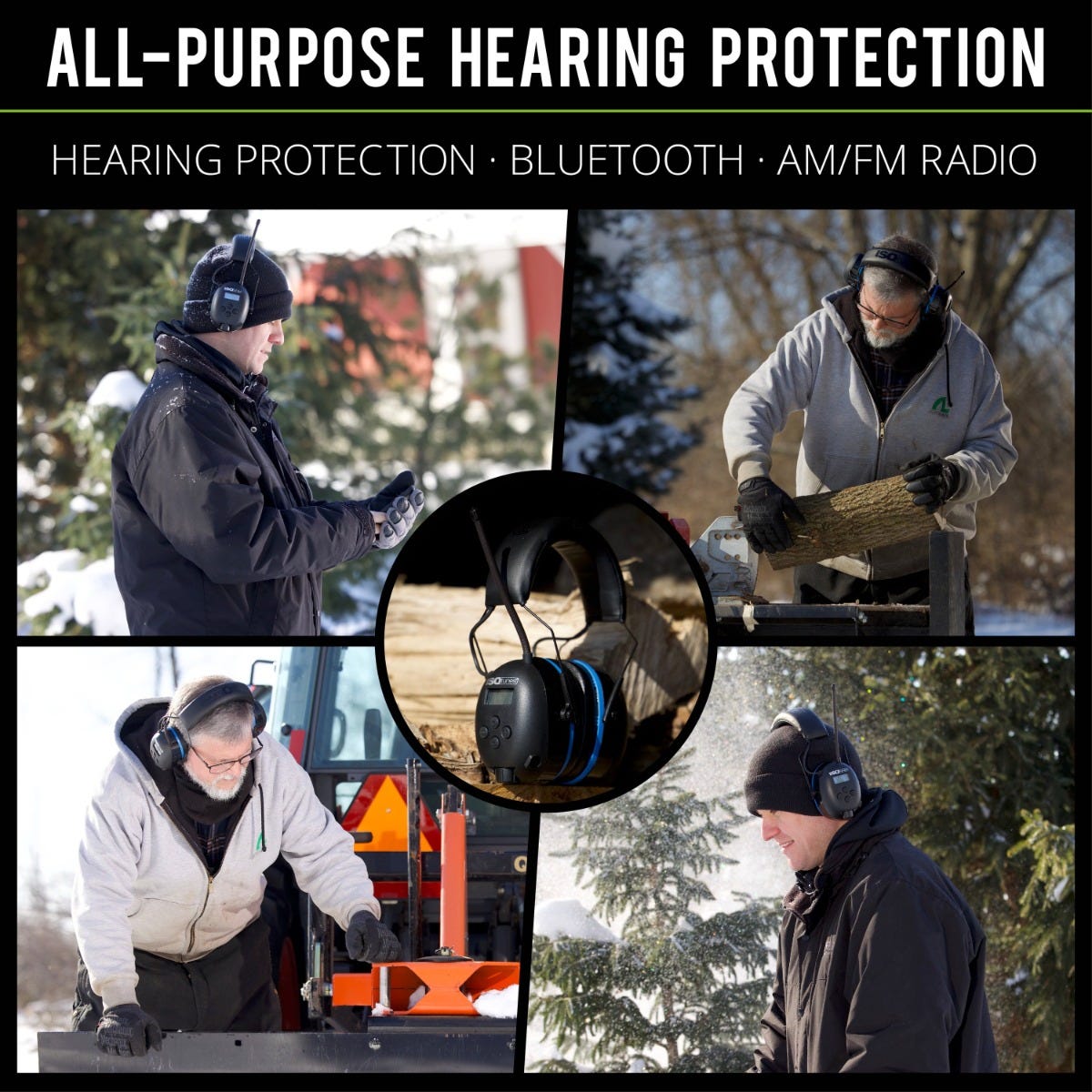 ISOTunes IT-92 AIR DEFENDER AM/FM Over-Ear Earmuffs w/ Bluetooth