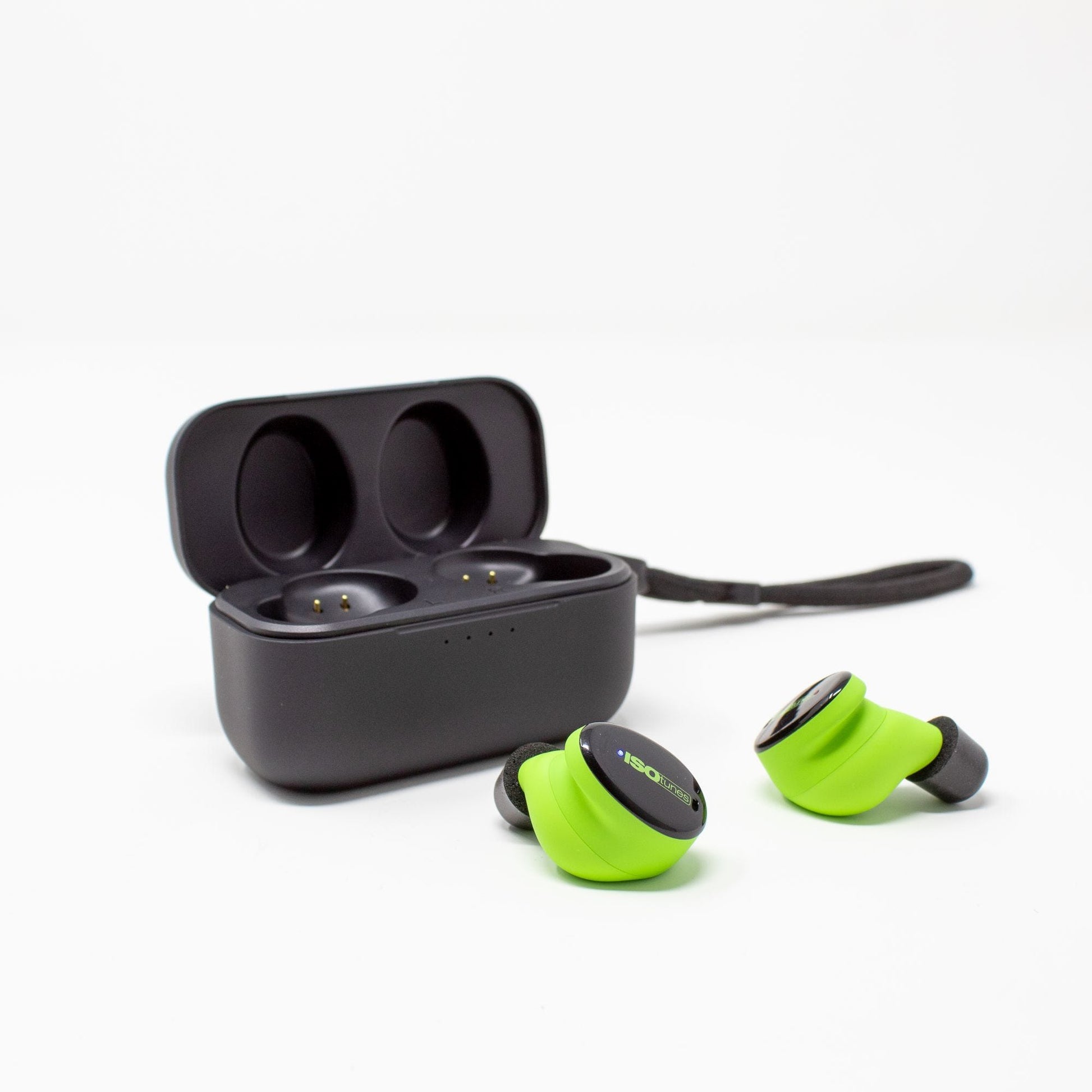 ISOtunes IT-15 FREE Aware True Wireless Bluetooth Earbuds - Safety Green, Ambient Listening Technology