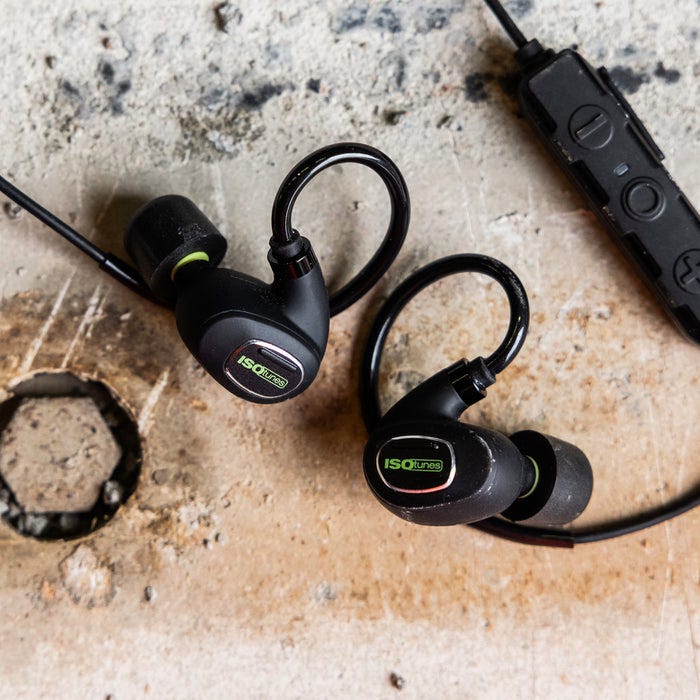 ISOTunes IT-23B PRO 3.0 Bluetooth Earbuds, Matte Black