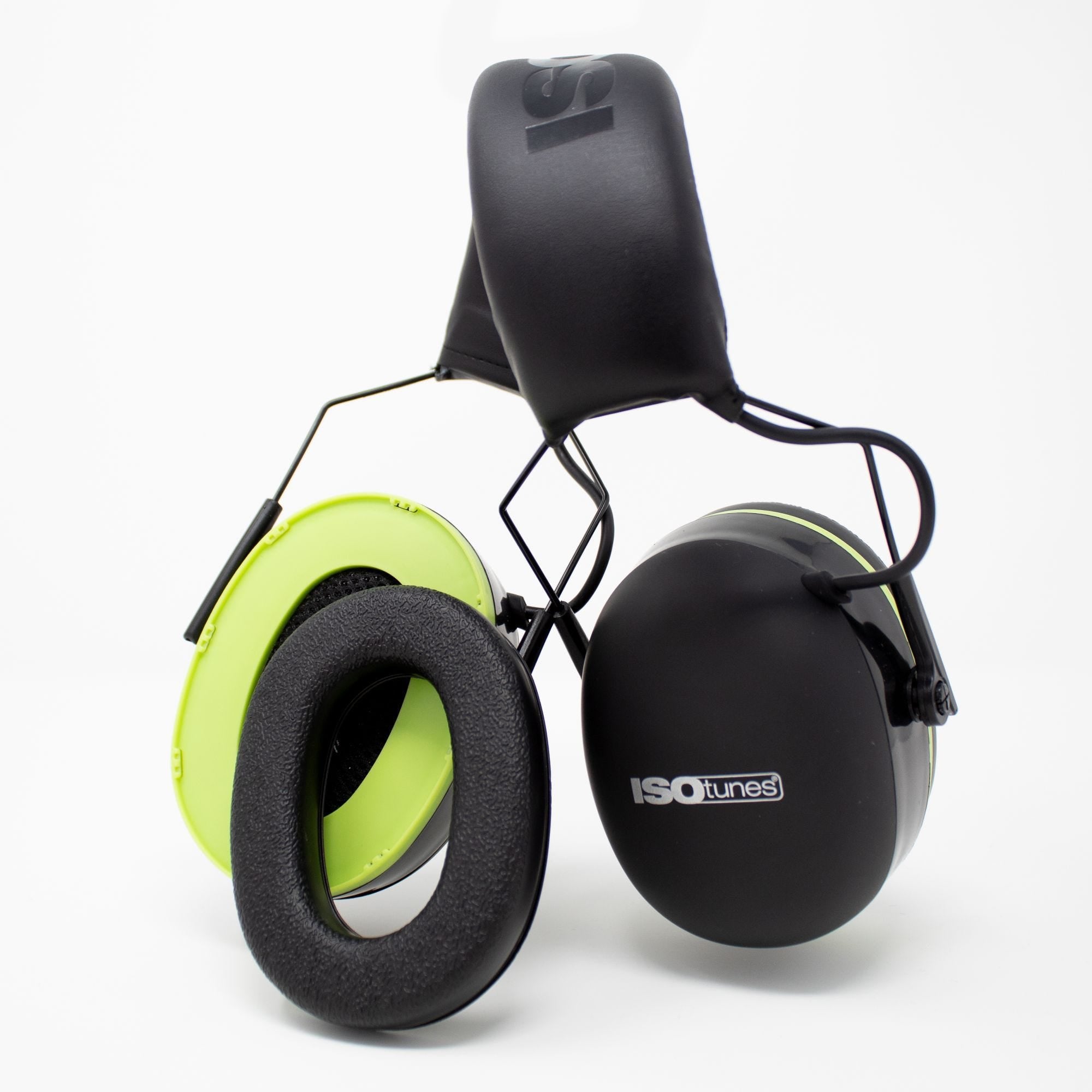 ISOtunes IT-46 AIR DEFENDER Bluetooth Earmuff - Black/Safety Green