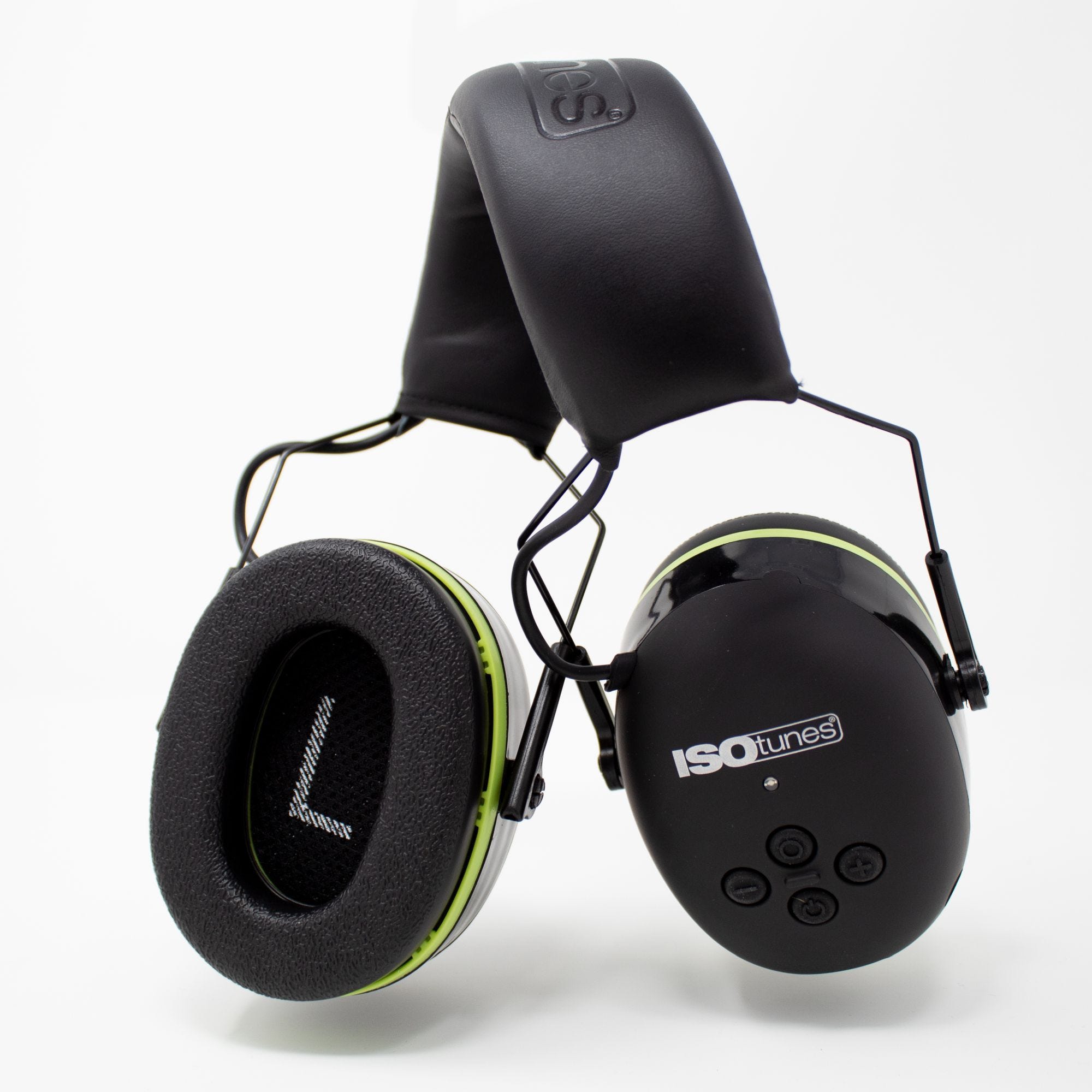 ISOtunes IT-46 AIR DEFENDER Bluetooth Earmuff - Black/Safety Green