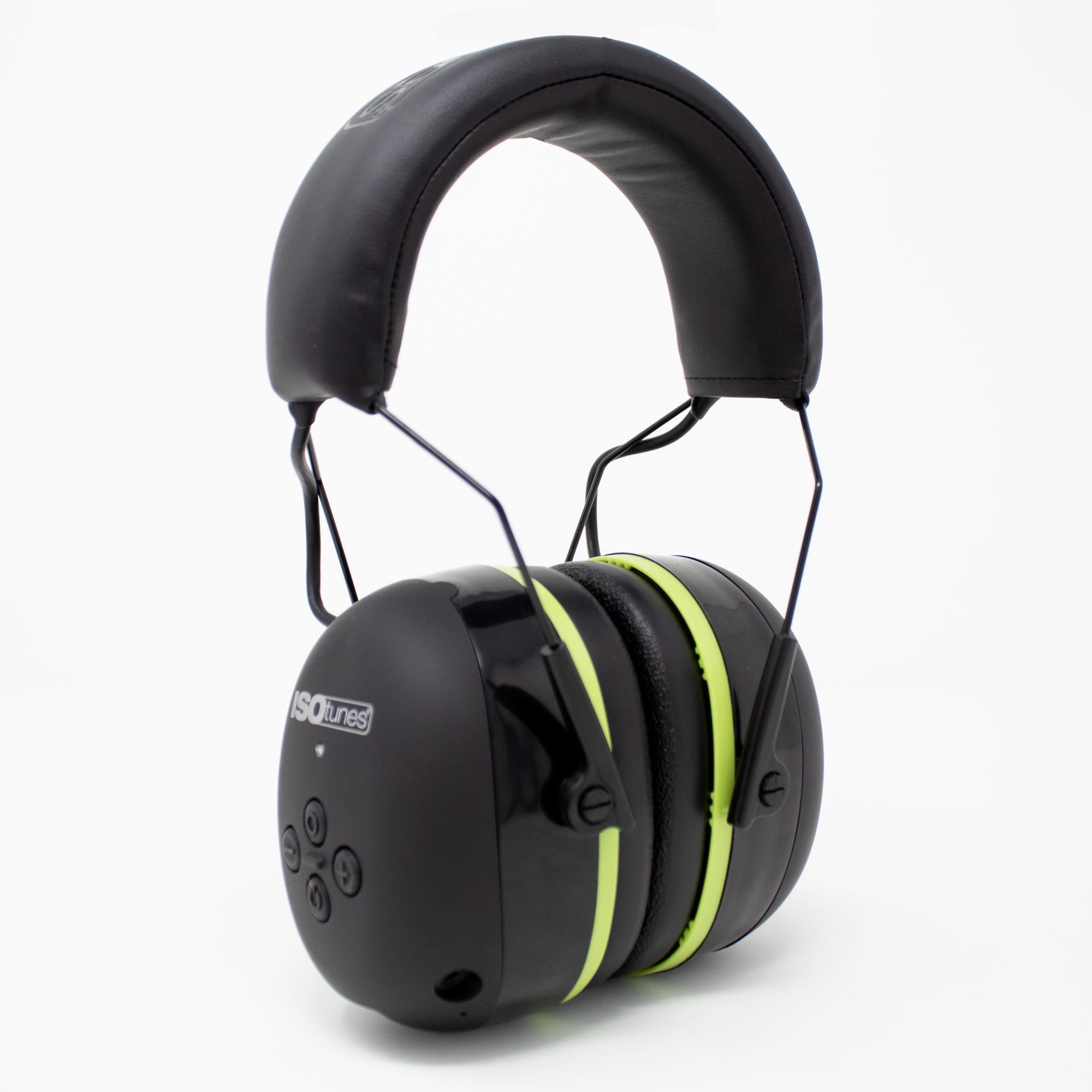 ISOtunes IT-46 AIR DEFENDER Bluetooth Earmuff - Black/Safety Green