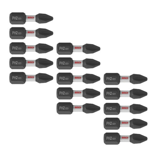 Bosch ITDPH2102 2-Piece Driven 1-in. Impact Phillips #2 Insert Bits