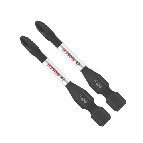 Bosch ITDPH2R202 2-Piece Driven 2-in. Impact Phillips #2R Reduced Power Bits