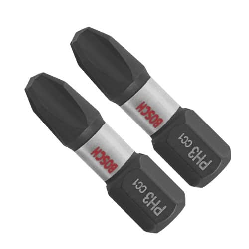 Bosch ITDPH3102 2-Piece Driven 1-in. Impact Phillips #3 Insert Bits