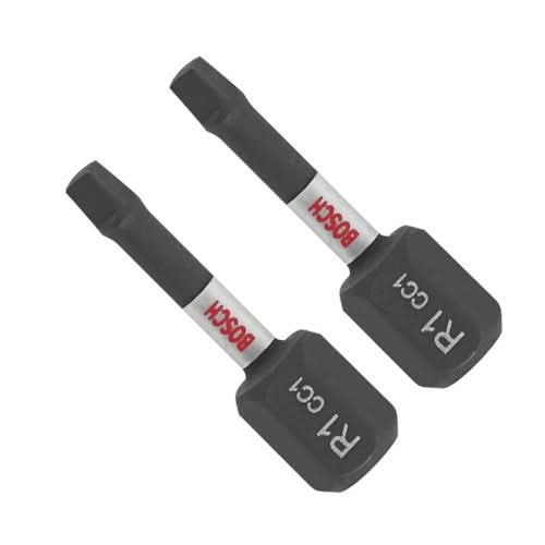 Bosch ITDSQ1102 2-Piece Driven 1-in. Impact Square #1 Insert Bits