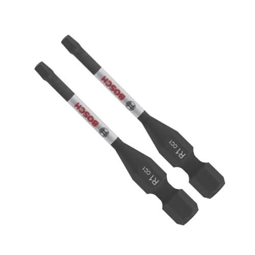 Bosch ITDSQ1202 2-Piece Driven 2-in. Impact Square #1 Insert Bits
