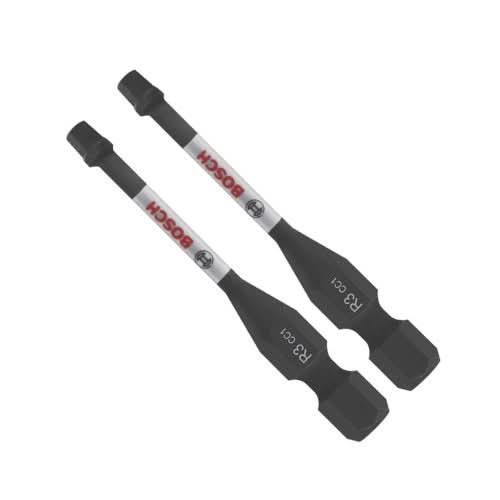 Bosch ITDSQ3202 2-Piece Driven 2-in. Impact Square #3 Insert Bits