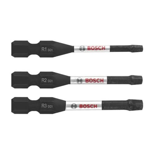 Bosch ITDSQV203 3-Piece Driven 2-in. Impact Square Power Bit Set