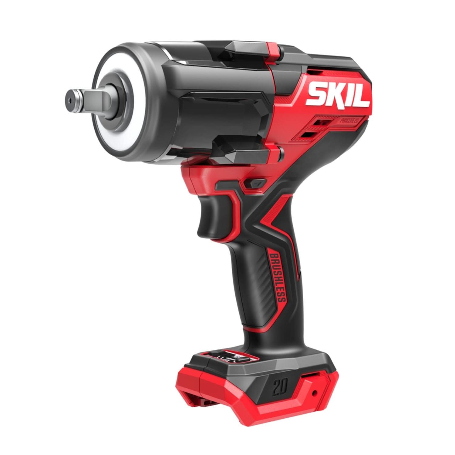 SKIL IW5761B-00 PWR CORE 20 Brushless 20V 1/2 In. Mid-Torque Impact Wrench, Tool Only