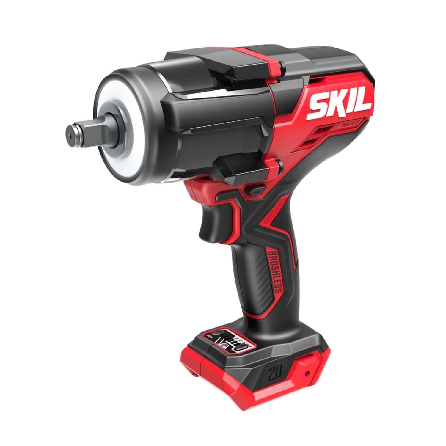 SKIL IW5761B-00 PWR CORE 20 Brushless 20V 1/2 In. Mid-Torque Impact Wrench, Tool Only