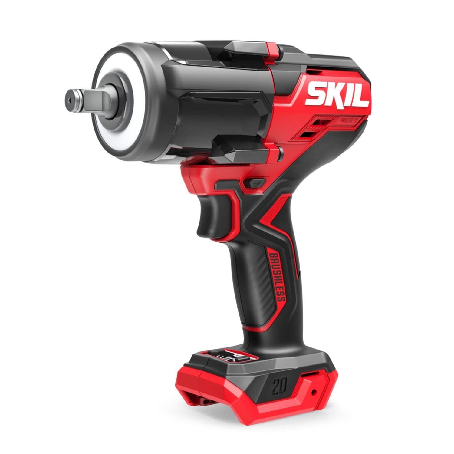 SKIL IW5761B-00 PWR CORE 20 Brushless 20V 1/2 In. Mid-Torque Impact Wrench, Tool Only