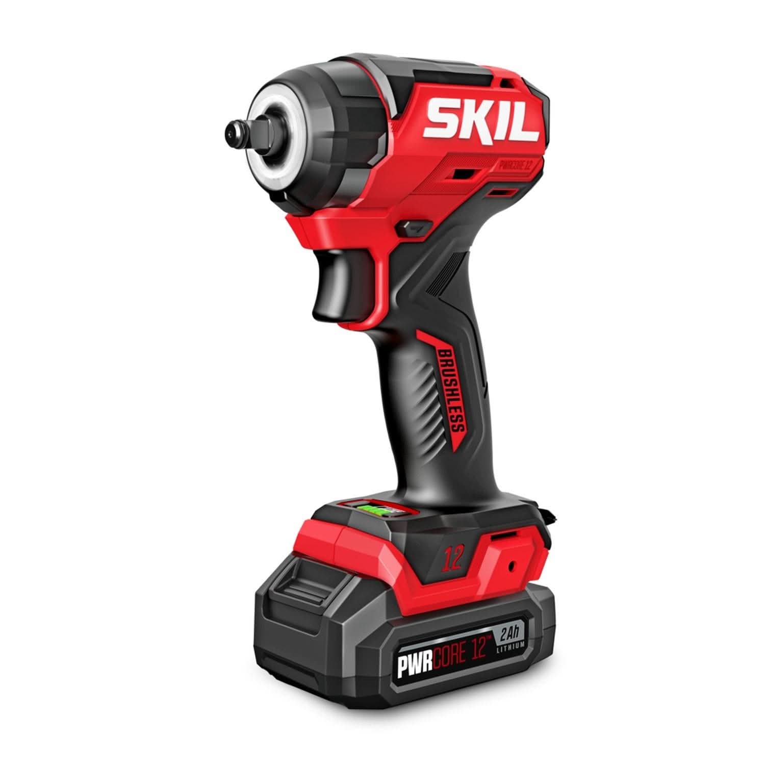 SKIL IW6744A-10 PWR CORE 12 Brushless 12V 3/8 IN. Impact Wrench Kit