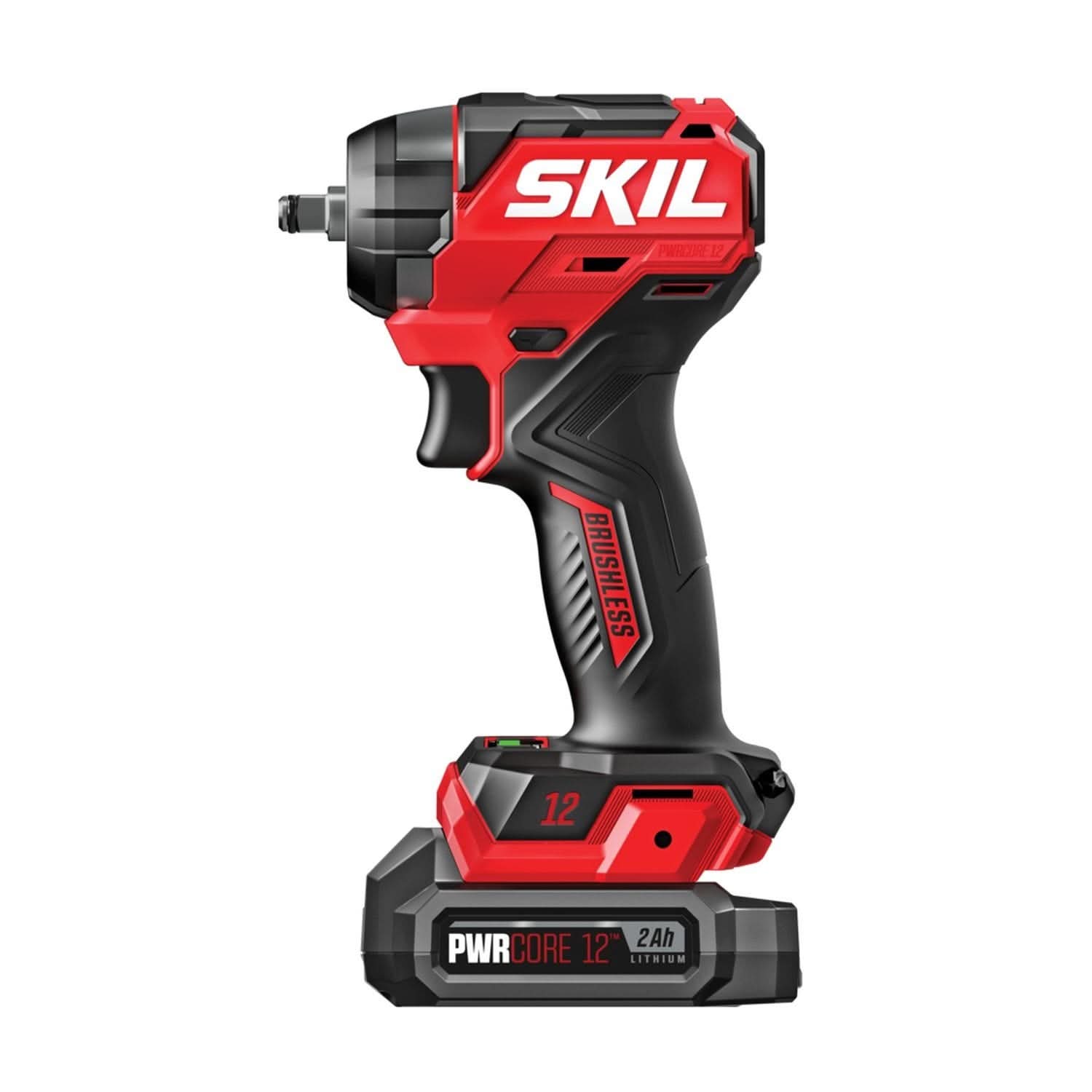 SKIL IW6744A-10 PWR CORE 12 Brushless 12V 3/8 IN. Impact Wrench Kit