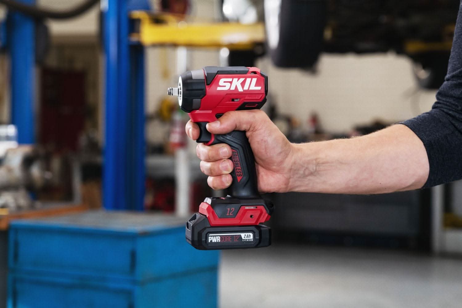 SKIL IW6744A-10 PWR CORE 12 Brushless 12V 3/8 IN. Impact Wrench Kit